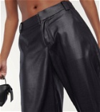 Didu Zip-detail silk wide-leg pants