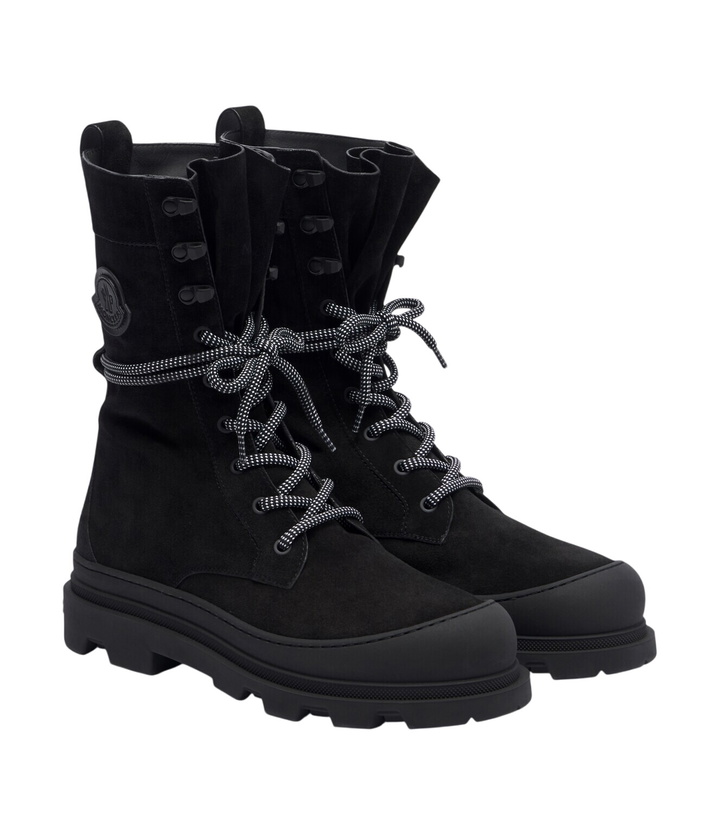 Photo: Moncler Vera suede lace-up boots