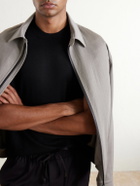 Brioni - Cashmere and Silk-Blend T-Shirt - Black