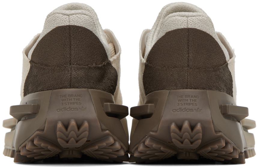 adidas x Humanrace by Pharrell Williams Beige & Brown NMD S1 Sneakers