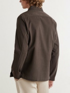 Massimo Alba - Florida Cotton-Blend Moleskin Overshirt - Brown