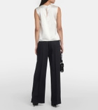 Nili Lotan Davy silk satin top