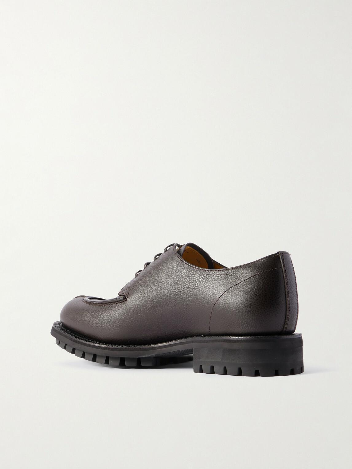 Berluti - New Oslo Full-Grain Leather Derby Shoes - Brown