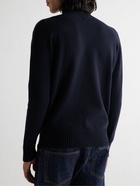 NN07 - Clark Wool Mock-Neck Sweater - Blue