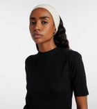 The Row Ombrea cashmere and silk-blend headband
