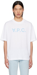 A.P.C. White Oversize Grand 'V.P.C.' T-Shirt