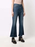 STELLA MCCARTNEY - Flared Crop Denim Jeans