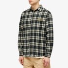 Butter Goods Men's Caterpillar Plaid Flannel Shirt in Navy/Forest