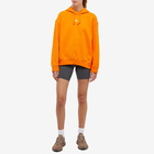 Adidas Women's Cropped Hoody in Bright Orange