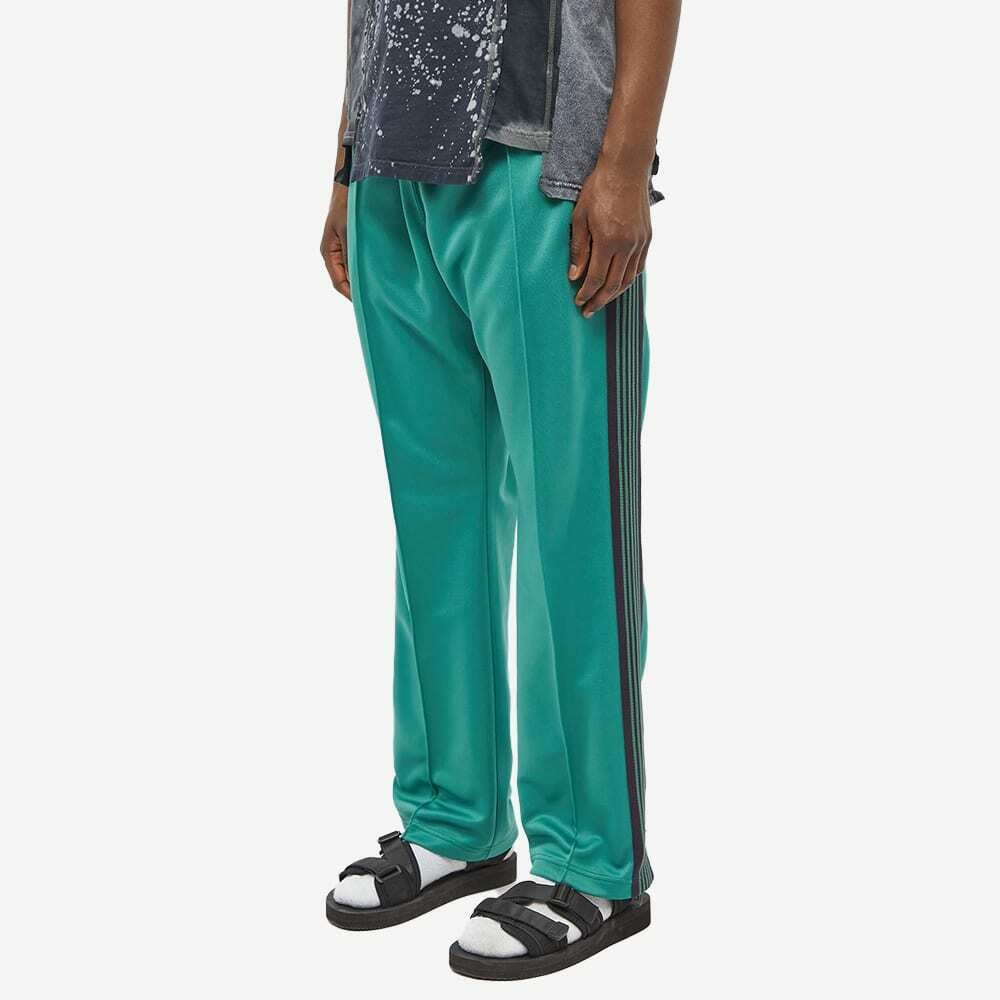 Needles Men's Poly Smooth Narrow Track Pant in Emerald Needles