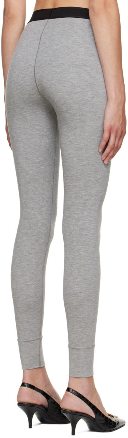 TOM FORD Ribbed cashmere-blend stirrup leggings