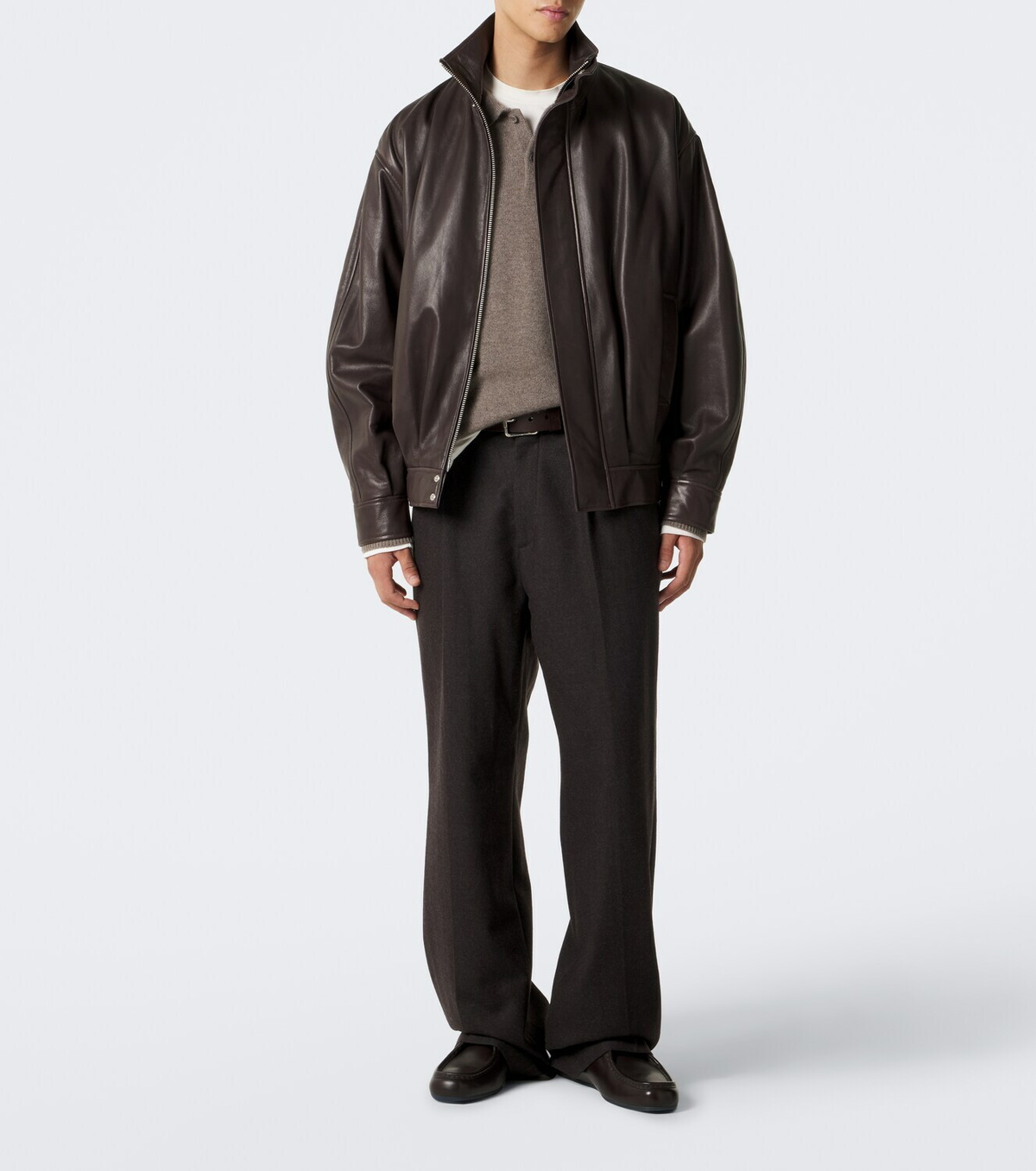Arma Paulo leather blouson jacket