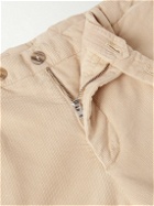 Boglioli - Slim-Fit Stretch-Cotton and Modal-Blend Corduroy Trousers - Neutrals