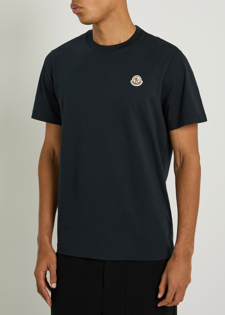 Moncler Logo Cotton T-shirt set of Three Multicoloured 1