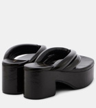 Dries Van Noten Leather platform sandals