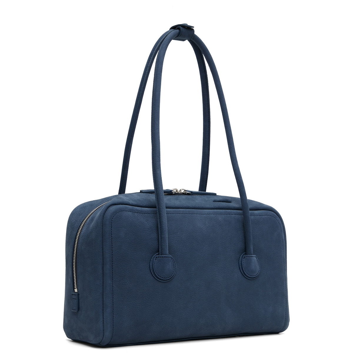 MARGESHERWOOD Navy Soft Boston Bag