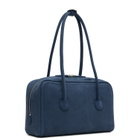 MARGESHERWOOD Navy Soft Boston Bag