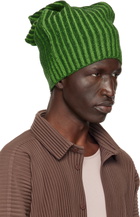 HOMME PLISSÉ ISSEY MIYAKE Green Ronan Bouroullec Edition RB_Drawing Beanie
