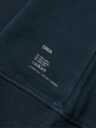 Onia - Garment-Dyed Cotton-Jersey Sweatshirt - Blue