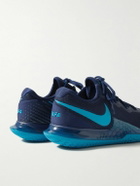 Nike Tennis - NikeCourt Zoom Vapor Cage 4 Rafa Rubber-Trimmed Mesh Sneakers - Blue