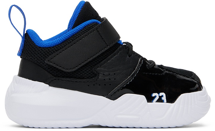 Photo: Nike Jordan Baby Black & Blue Jordan Stay Loyal 2 Sneakers