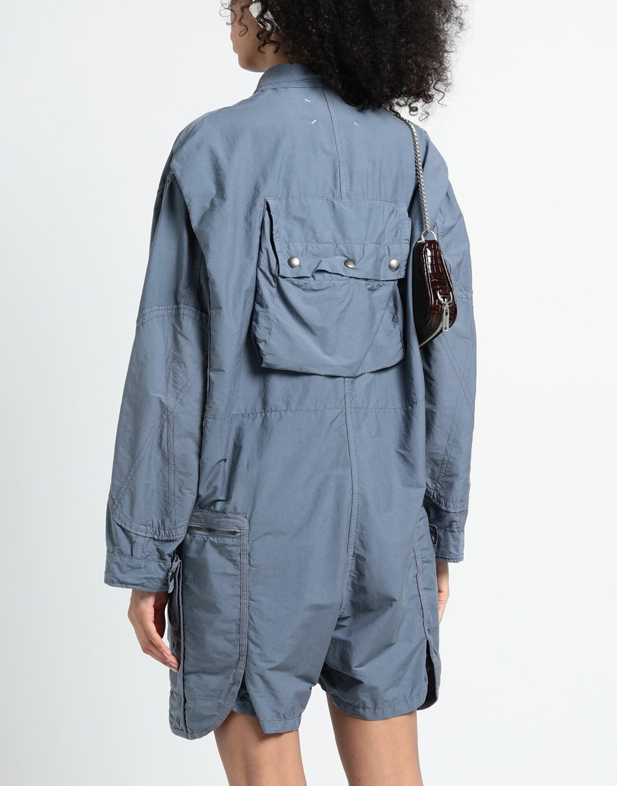 Maison Margiela Womens Playsuit Slate in Blue