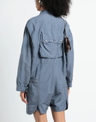 Maison Margiela Womens Playsuit Slate in Blue
