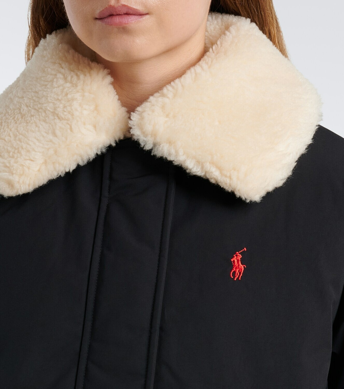 Polo Ralph Lauren Teddy-trimmed blouson jacket