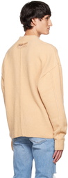 Axel Arigato Beige Fraction Sweater