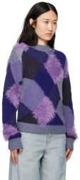 Marni Blue Rhombus Sweater