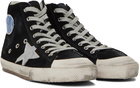 Golden Goose Black Francy Bike High-Top Sneakers