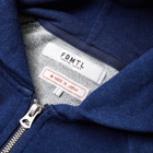 FDMTL Indigo Zip Hoody