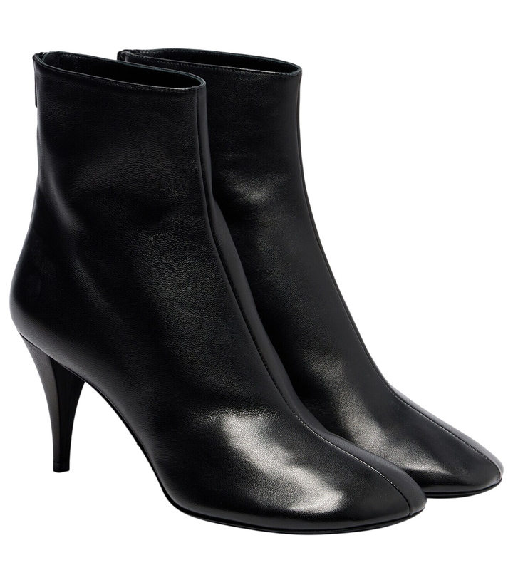 Photo: Proenza Schouler Glove 80 leather ankle boots