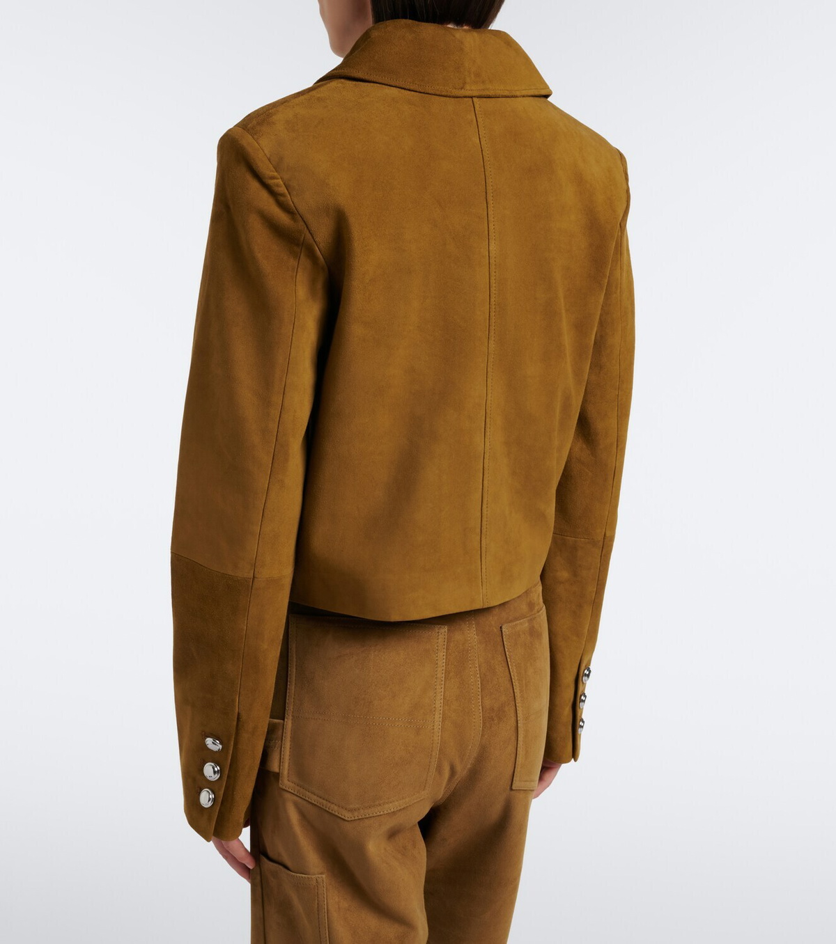 Altuzarra Astley cropped suede jacket