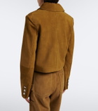 Altuzarra Astley cropped suede jacket