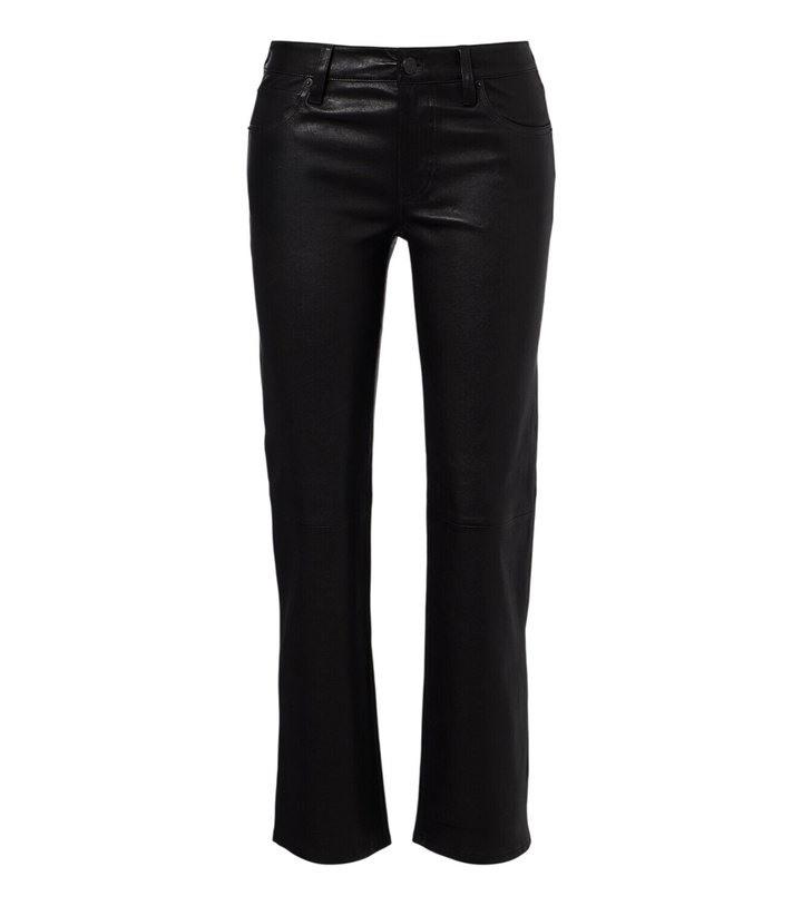 Photo: Frame Cigarette leather slim pants