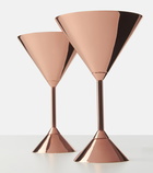 Tom Dixon - Plum set of 2 martini glasses