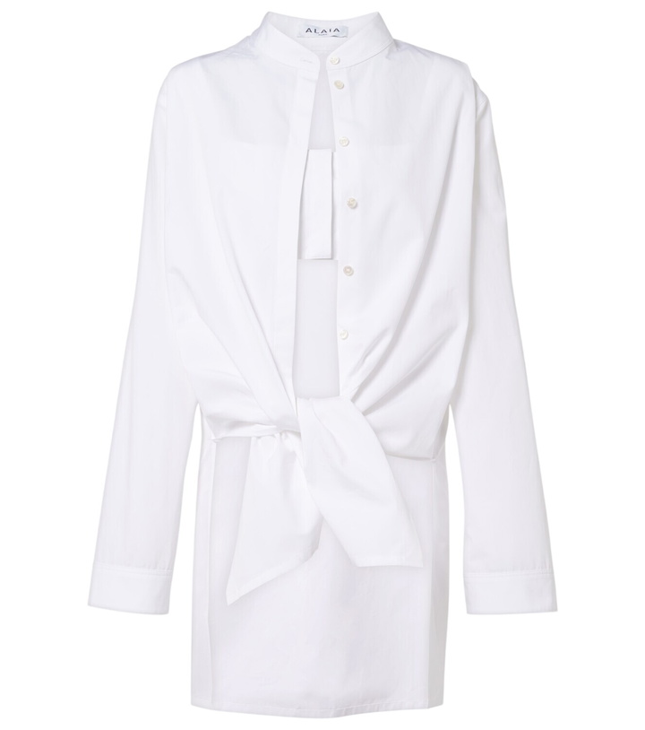 Photo: Alaïa Cotton poplin blouse