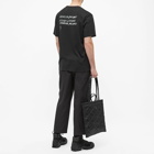 Moncler Men's 7 FRGMT Hiroshi Fujiwara Studio Logo T-Shirt in Black