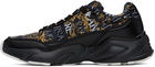 Versace Jeans Couture Black Wave Sneakers