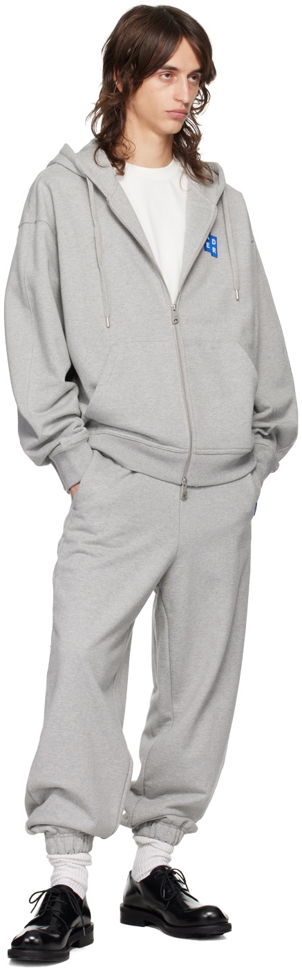 ADER error Gray TRS Tag Sweatpants