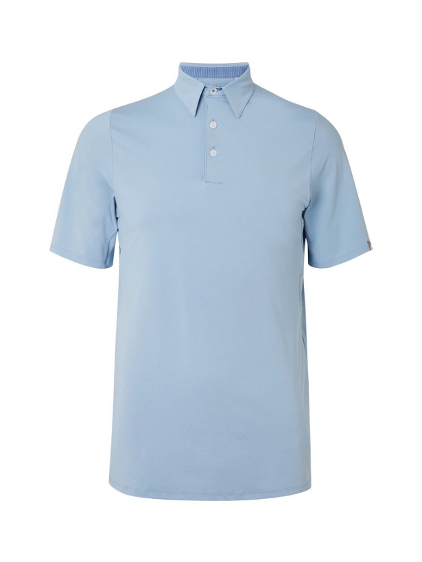 Photo: Kjus Golf - Soren Stretch-Jersey Golf Polo Shirt - Blue - IT 48