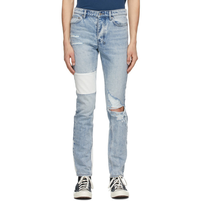 Photo: Ksubi Blue Paneled Chitch Jeans