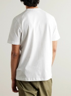 adidas Originals - Adventure Volcano Logo-Print Cotton-Jersey T-Shirt - White