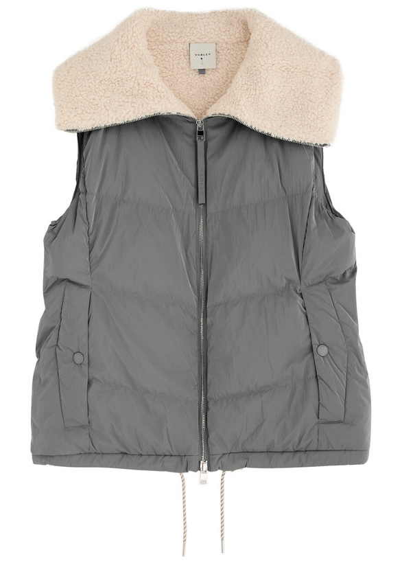 Photo: Varley Brock Quilted Shell Gilet Blue