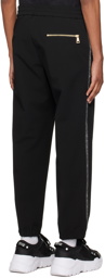 Versace Jeans Couture Black Drawstring Trousers