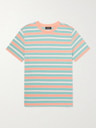 A.P.C. - Gio Striped Pima Cotton-Jersey T-Shirt - Blue