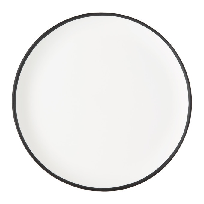 Photo: Tina Frey Designs White and Black Dinner Plate
