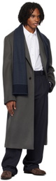 Ferragamo Navy Gancini Scarf
