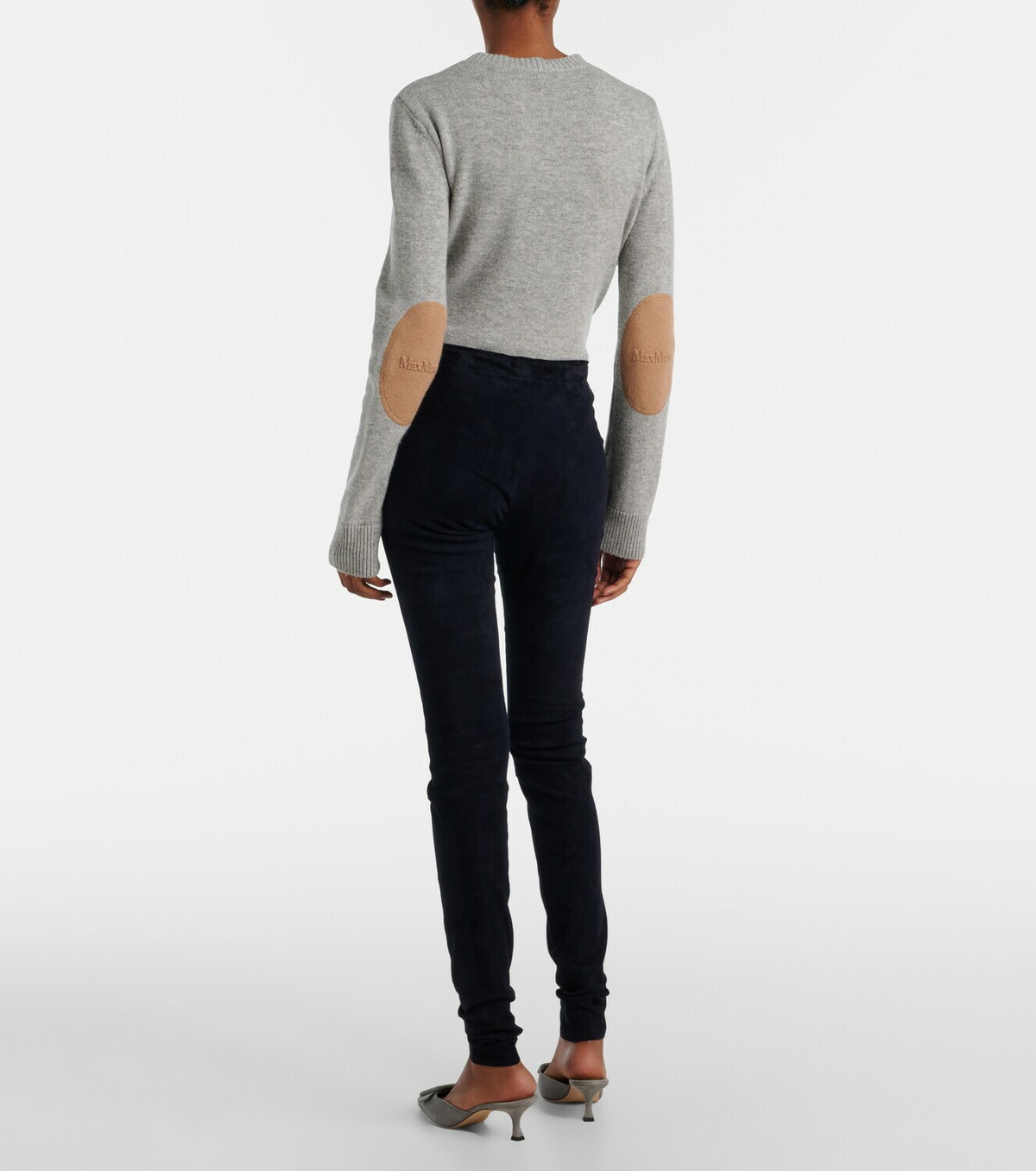 Stouls Carolyn mid-rise suede leggings